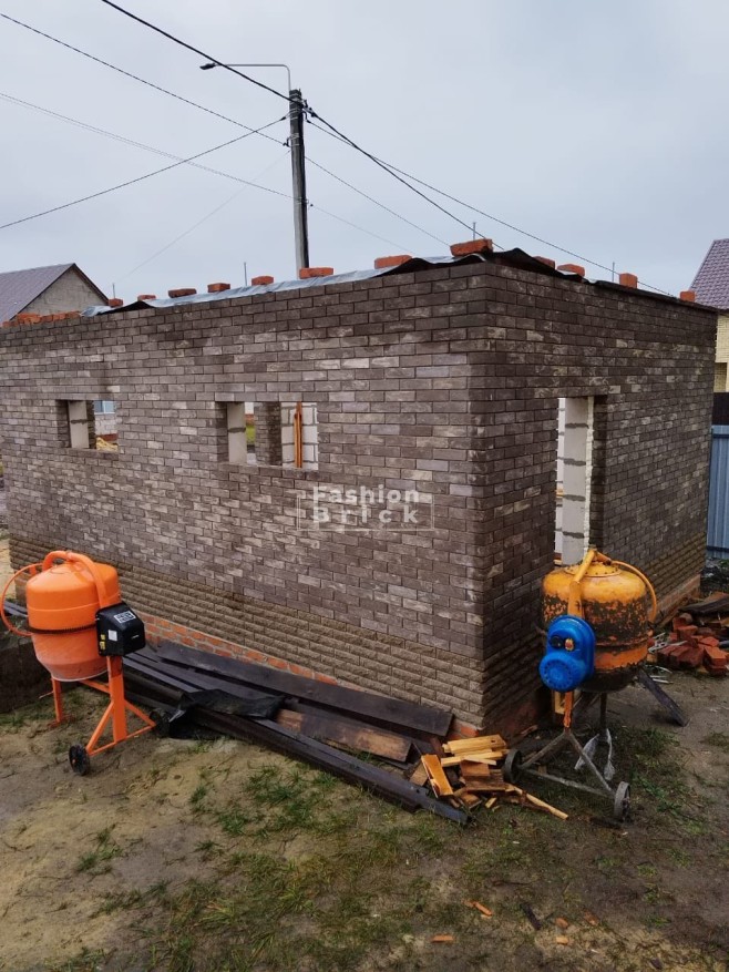 Гиперпресованный кирпич завода Fashion Brick кирпичные блоки для заборов и столбов от завода