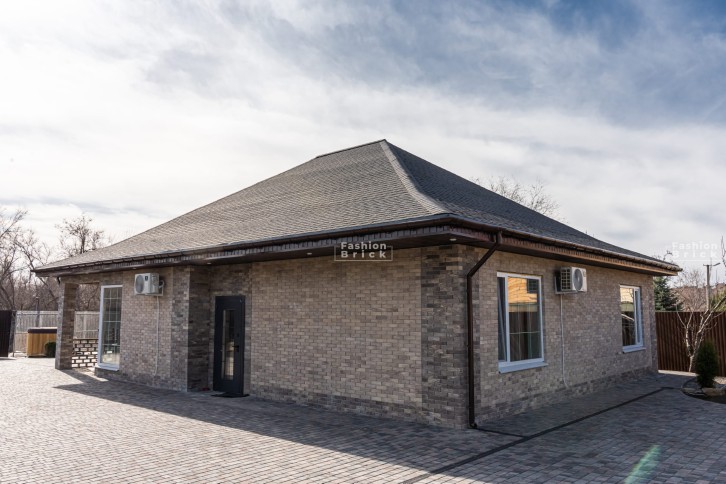 Гиперпресованный кирпич завода Fashion Brick квадроблоки для заборных колонн купить от завода