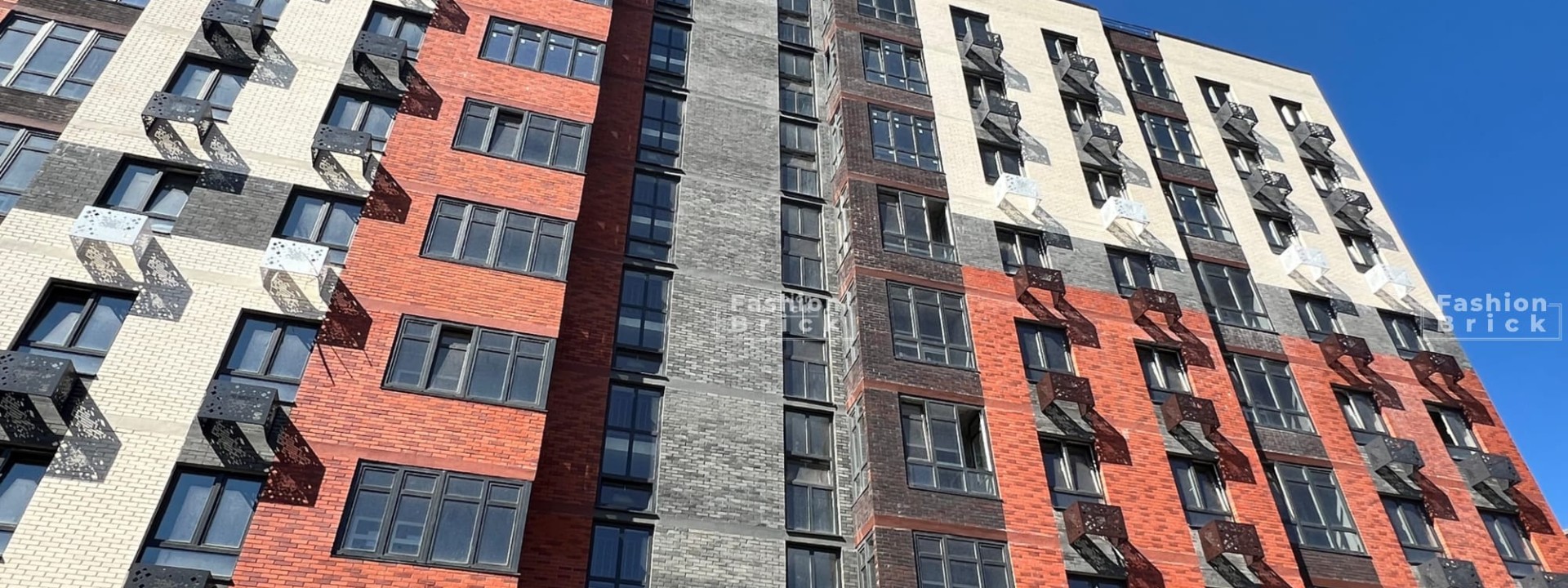 Дом 10 этажей из кирпича СитиБрик в Ростове