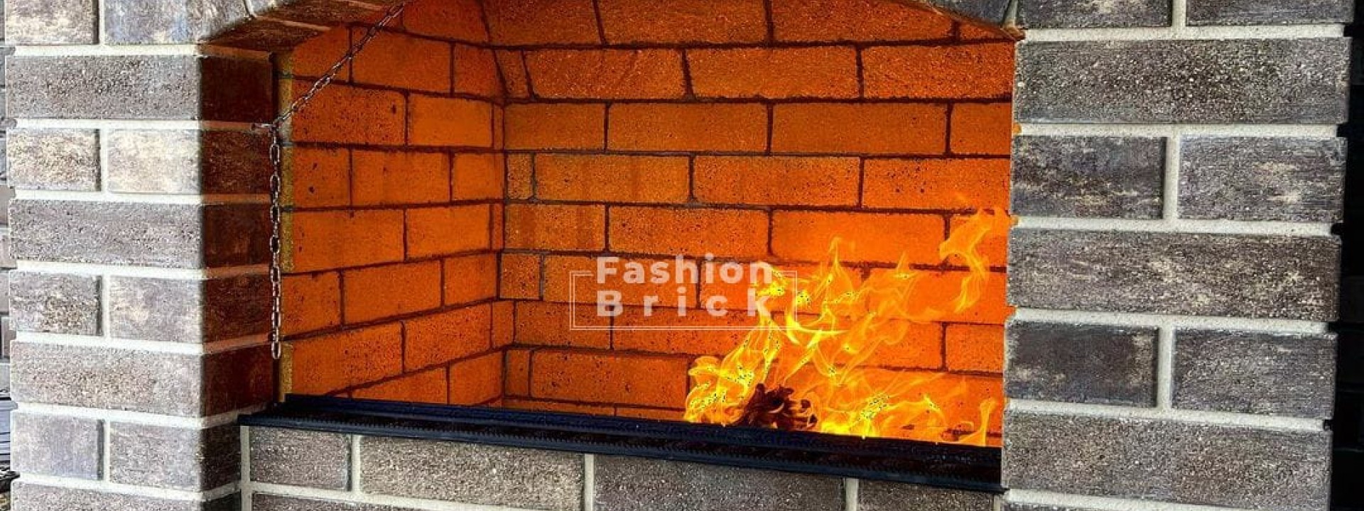 Камин мангал из кирпича FB