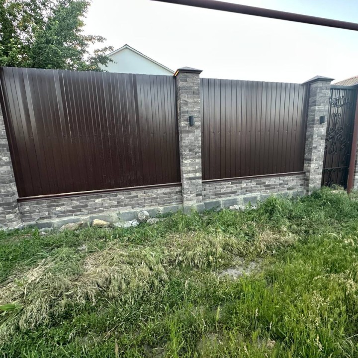 Забор из квадроблока Амстердам