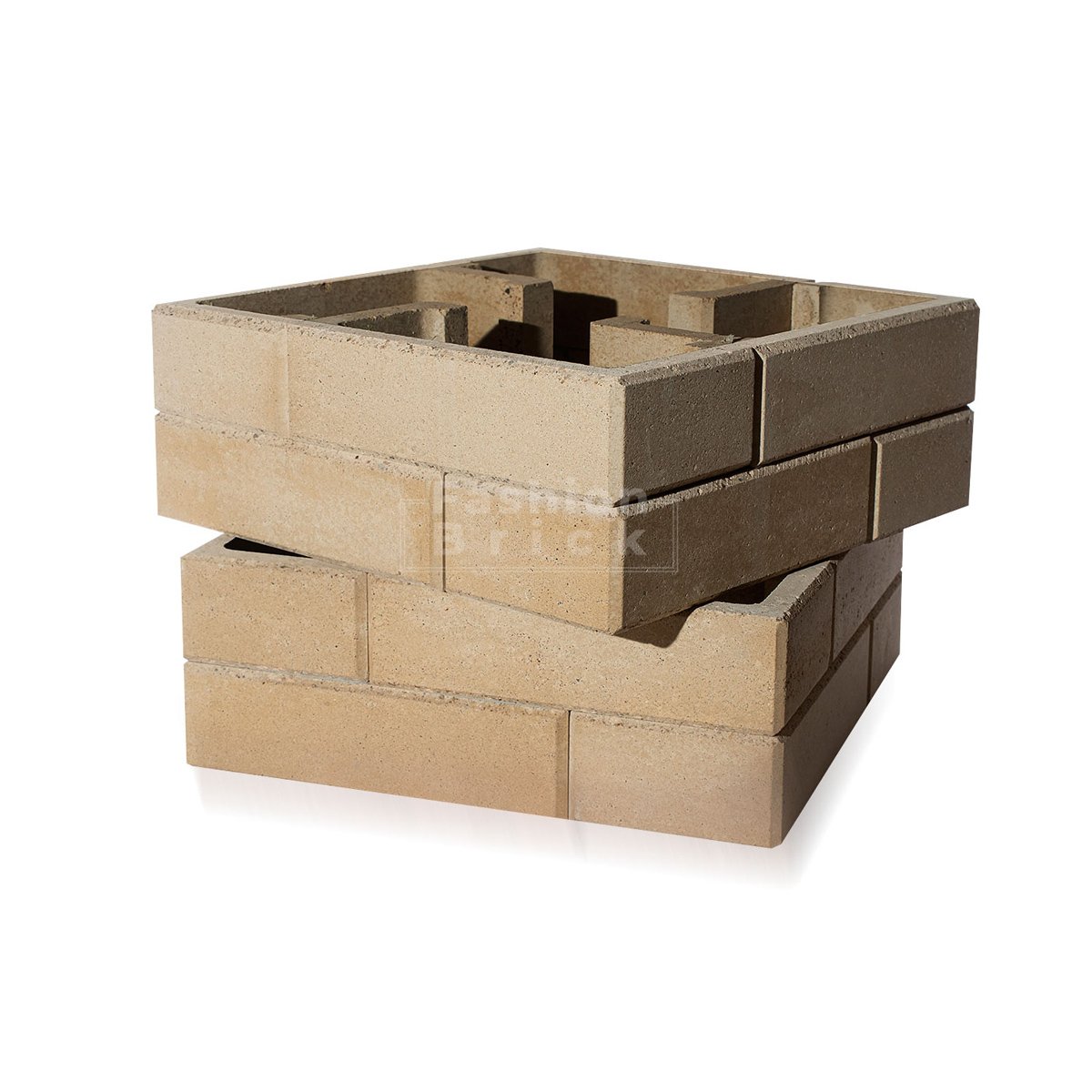  блок колонный Бежевый Алеппо, строительство заборов