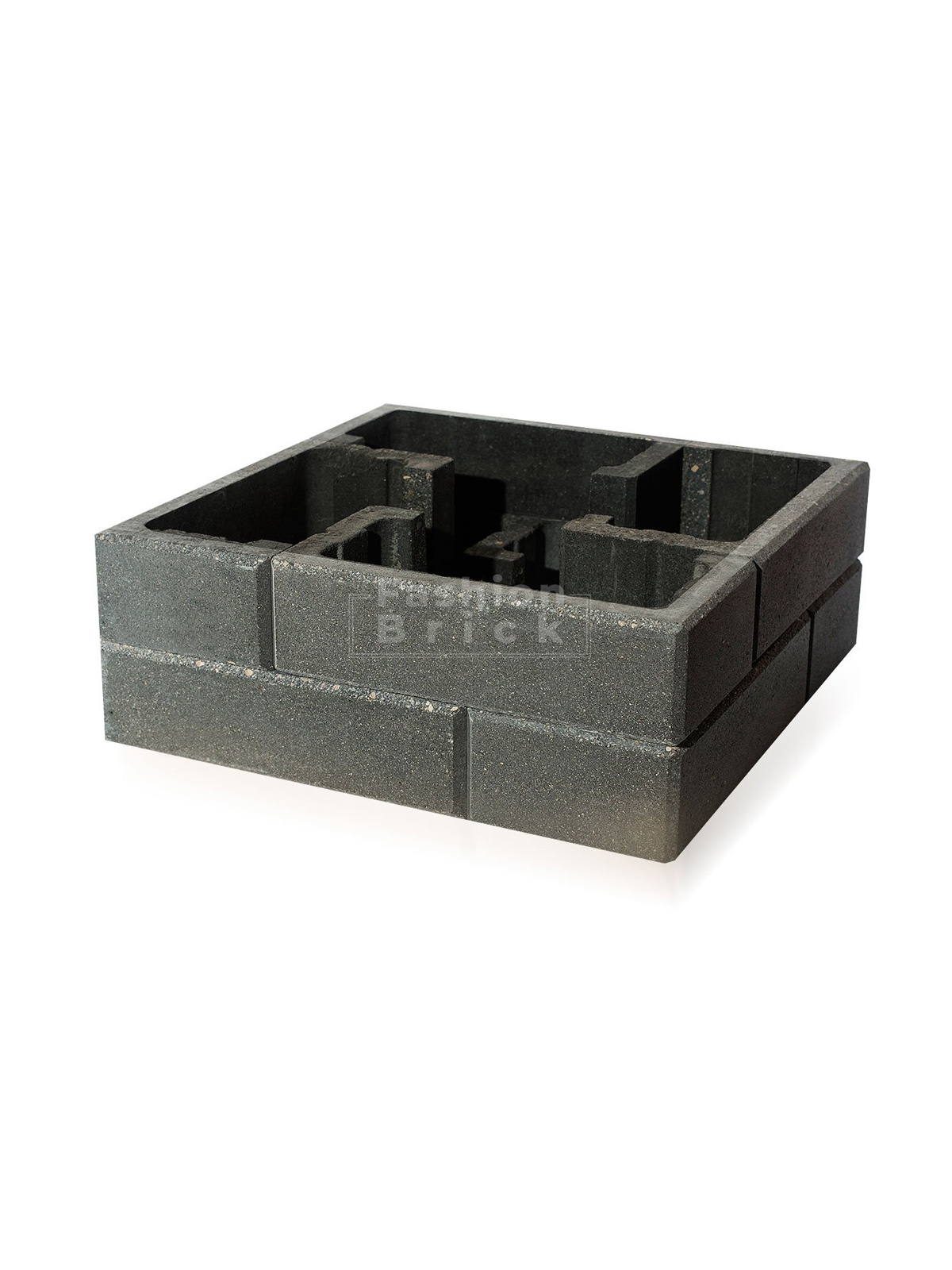 Заборный блок квадроблок СитиБрик от завода Fashion Brick