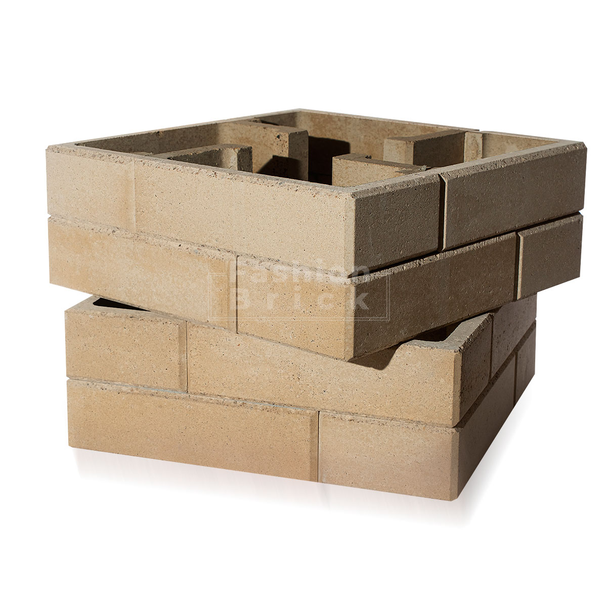 Блок колонный - Бежевый Алеппо для столбов